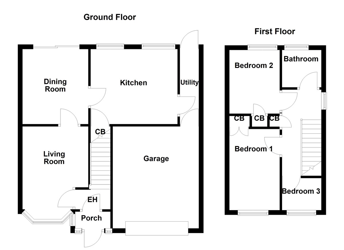 Floorplan for Kingsbury, Tamworth