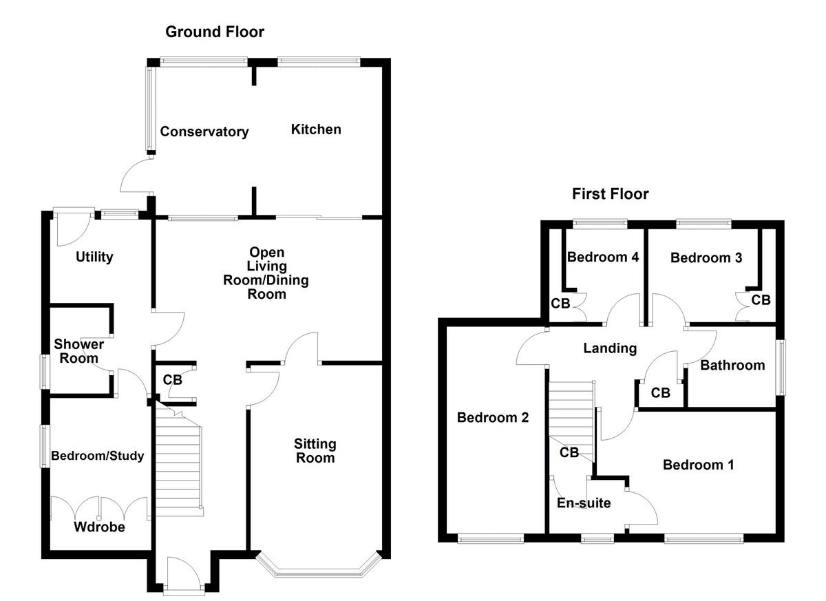 Floorplan for Hockley, Tamworth