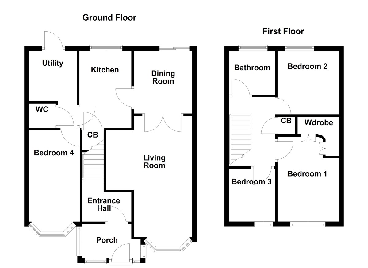 Floorplan for Wilnecote, Tamworth