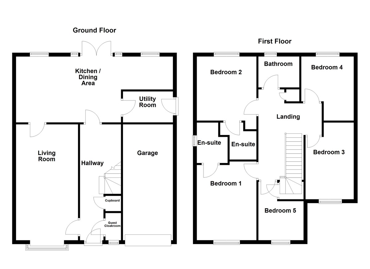 Floorplan for Longbourn Crescent, Tamworth