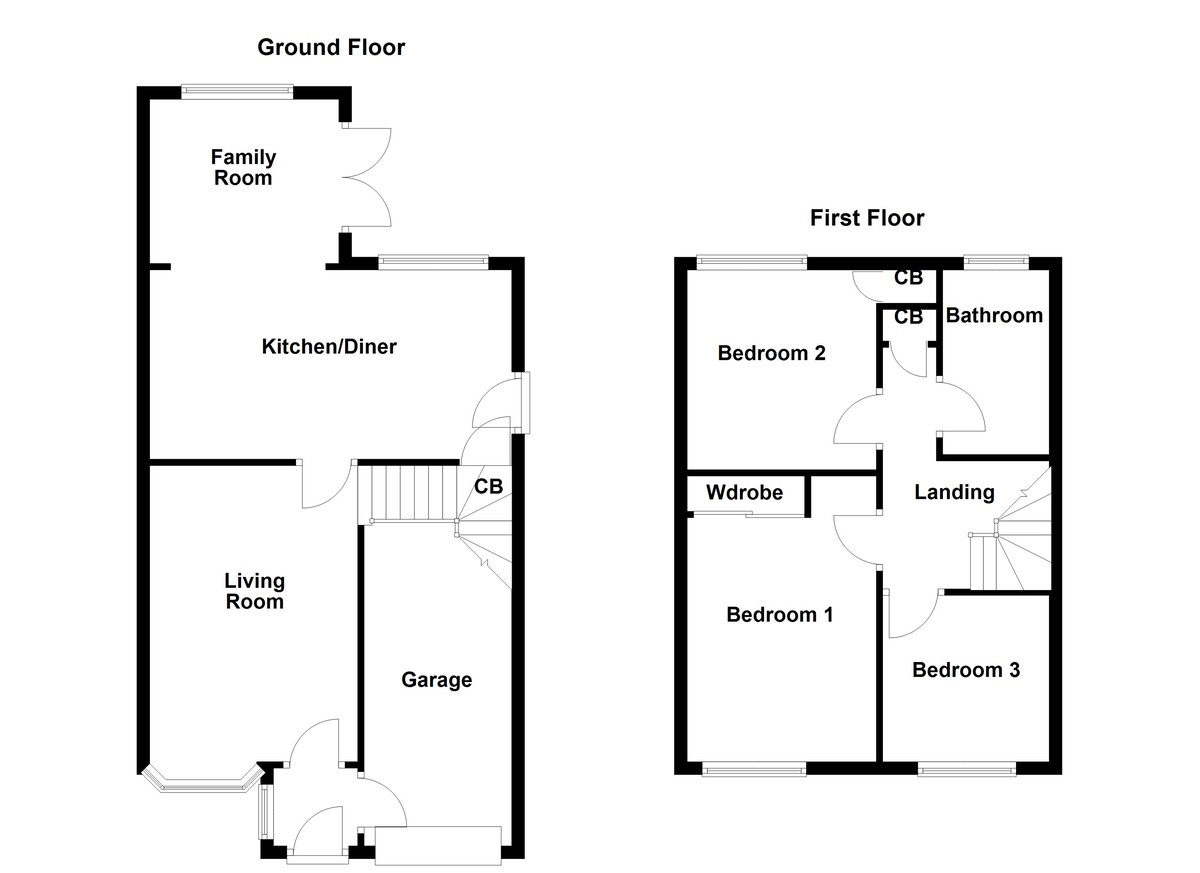 Floorplan for Retford Drive, Sutton Coldfield