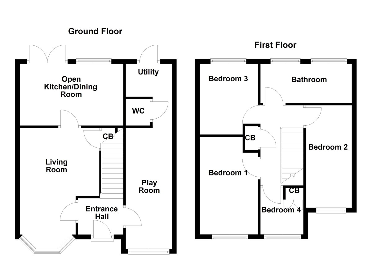 Floorplan for Swallowfield, Tamworth