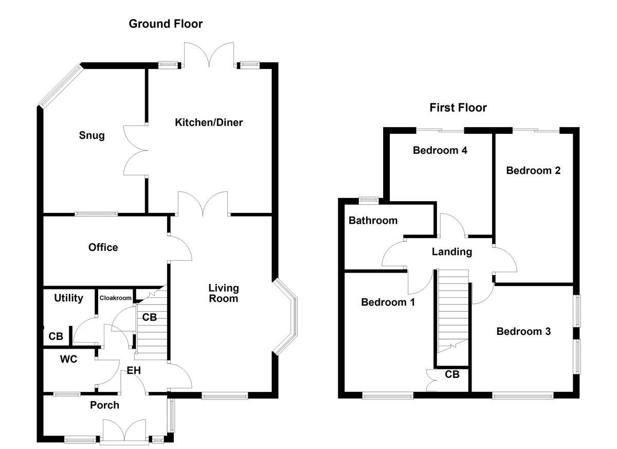 Floorplan for Dower Road, Sutton Coldfield