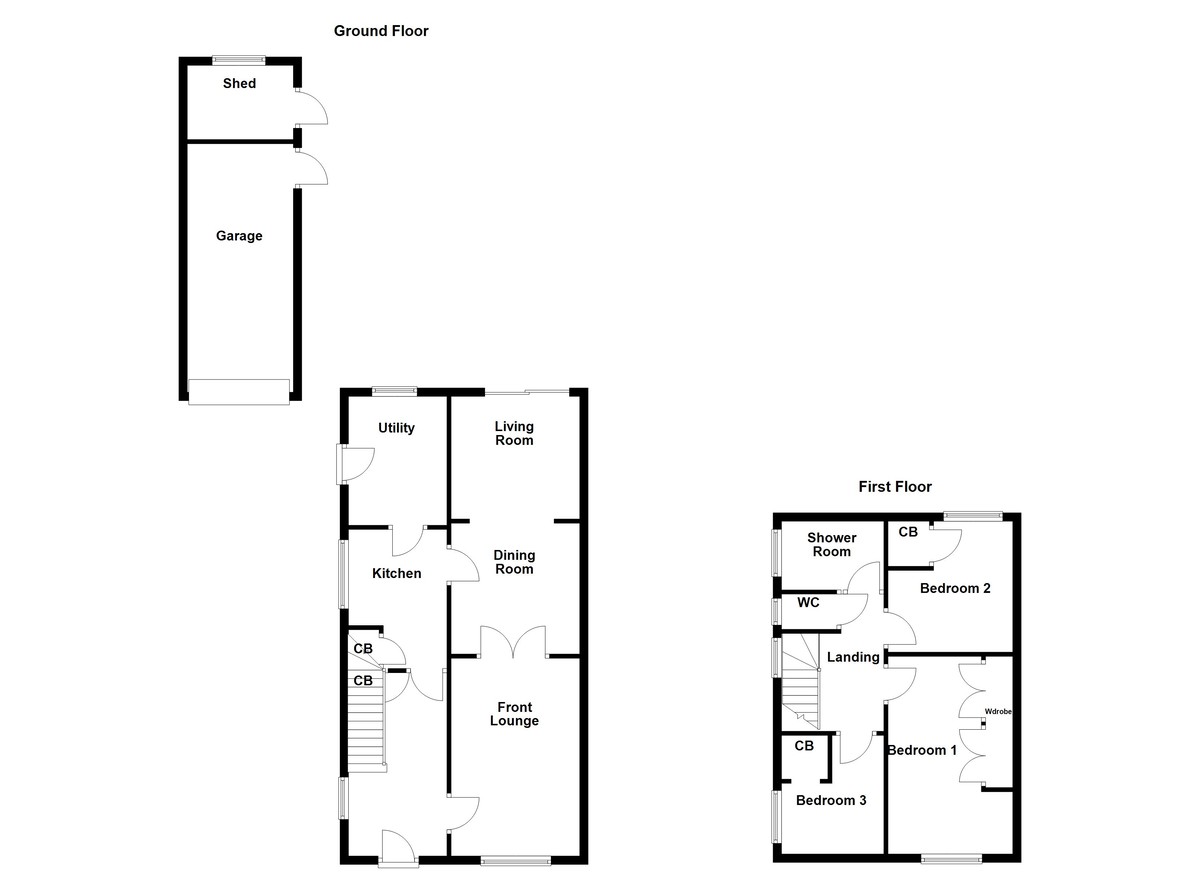 Floorplan for Dower Road, Sutton Coldfield