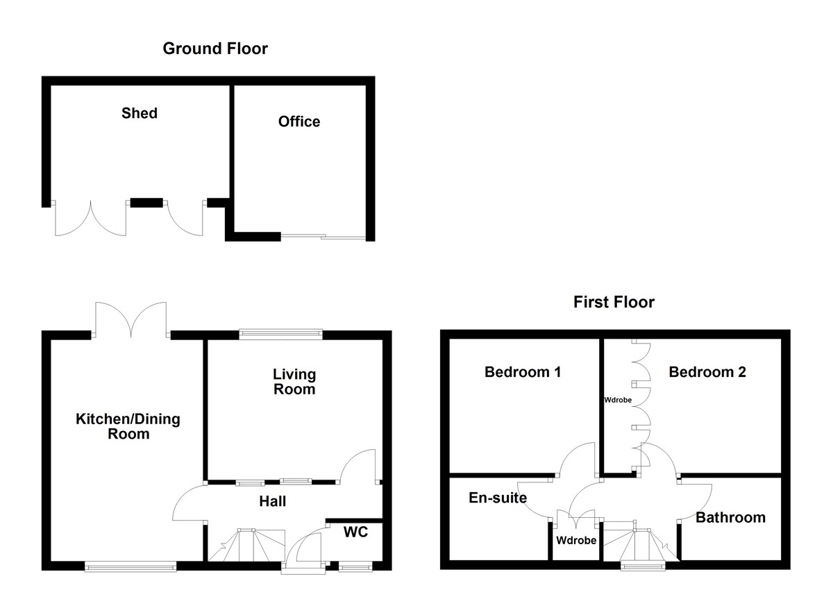 Floorplan for Mile Oak, Tamworth