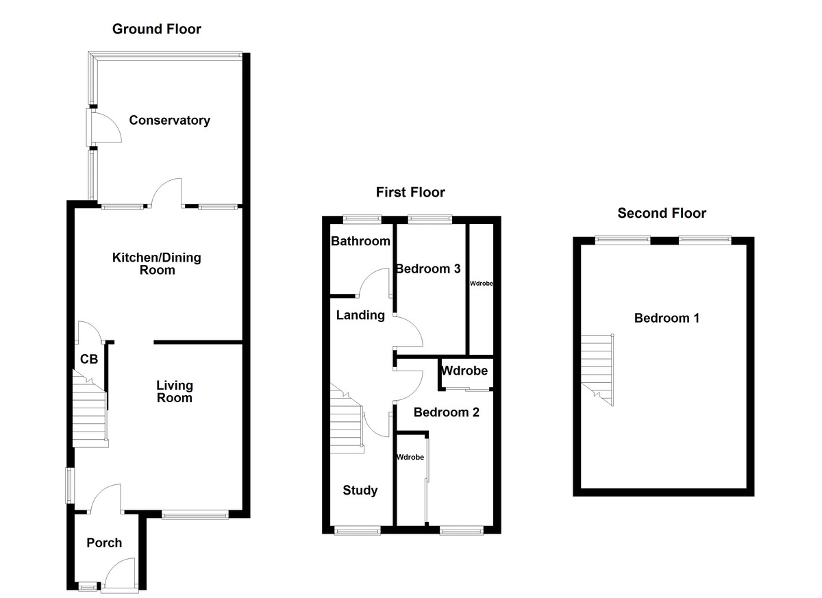 Floorplan for Hathaway Road, Sutton Coldfield