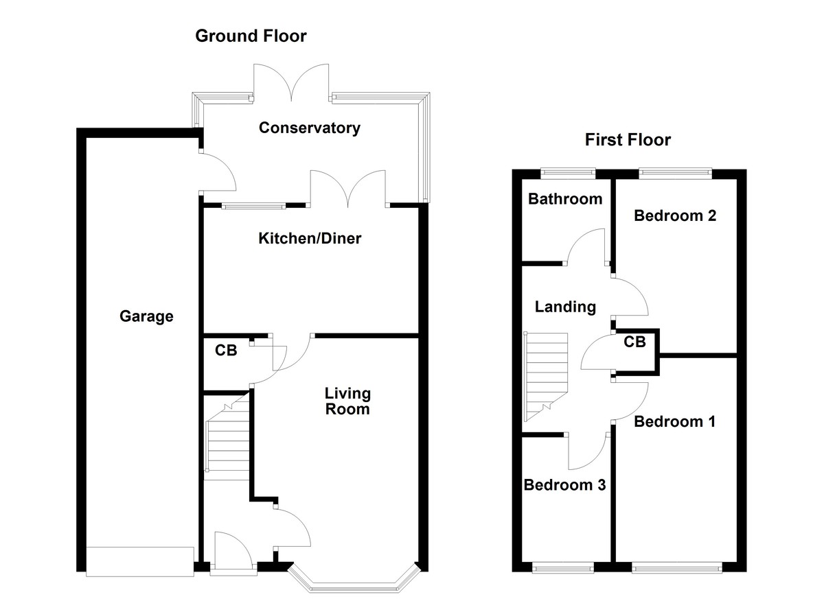 Floorplan for Wilnecote, Tamworth