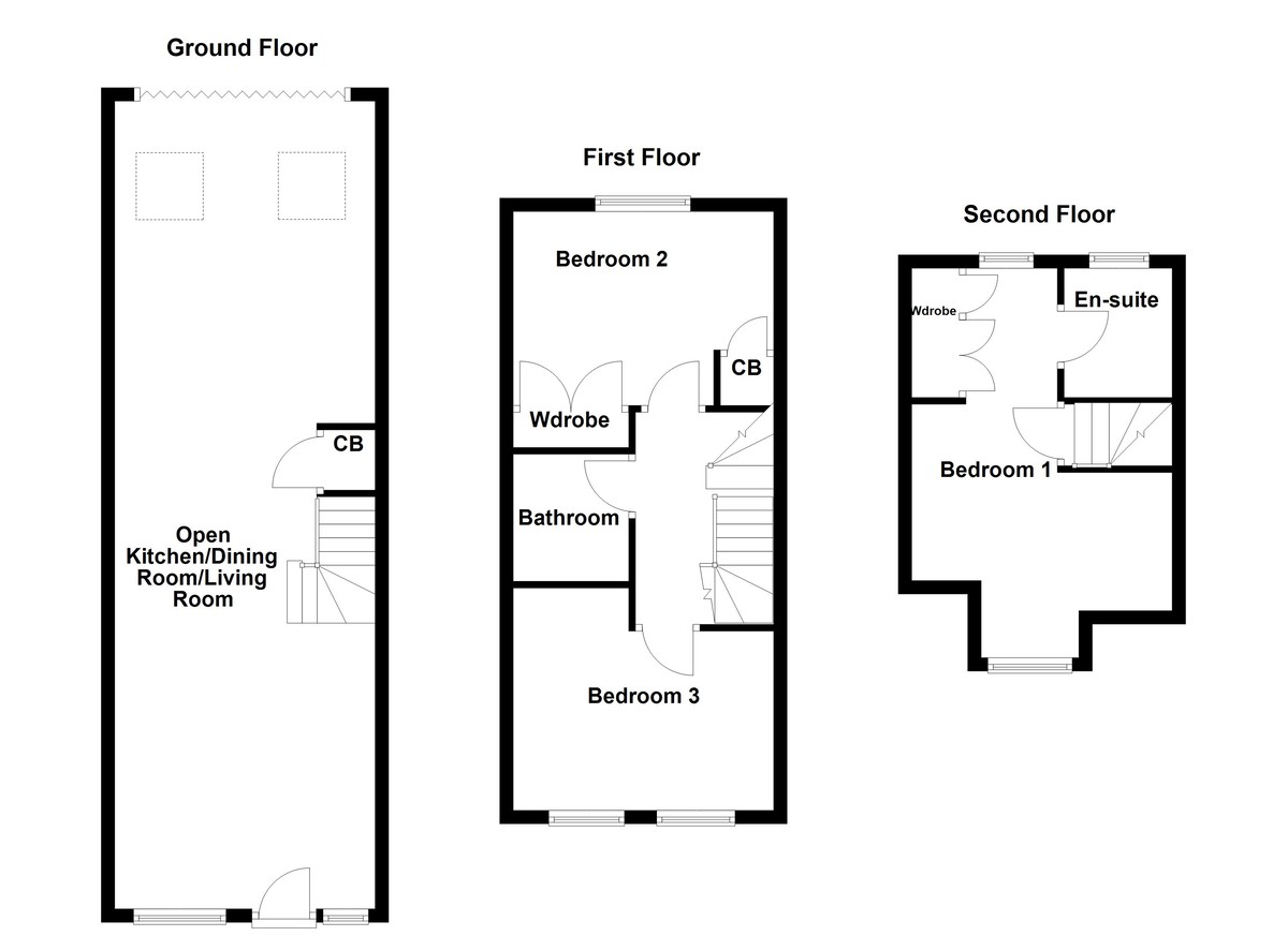 Floorplan for Croft Avenue, Tamworth