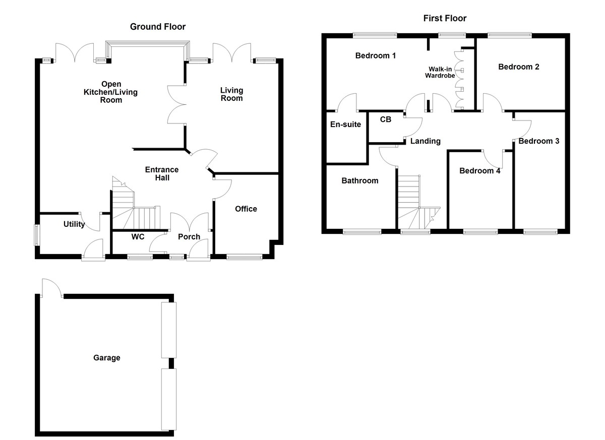 Floorplan for Chatsworth, Tamworth