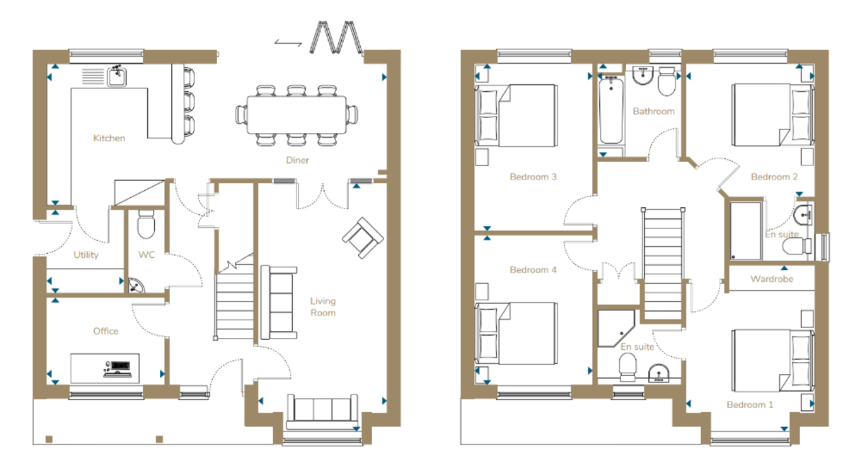 Floorplan for Birchmoor, Tamworth