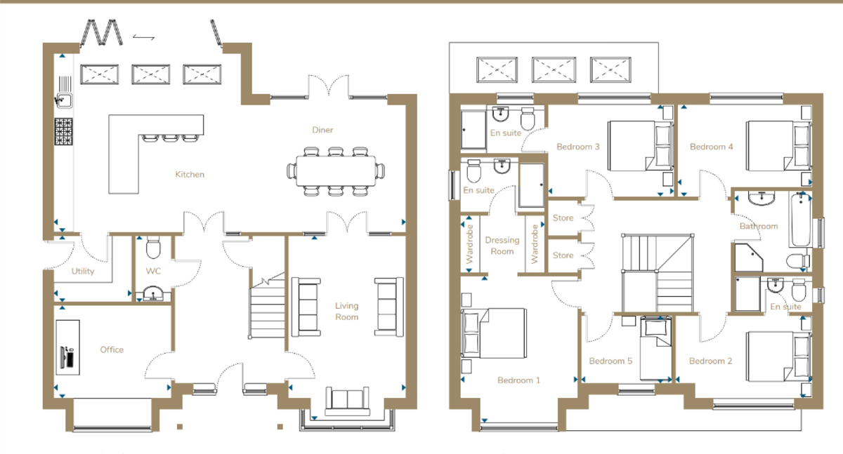 Floorplan for Birchmoor, Tamworth