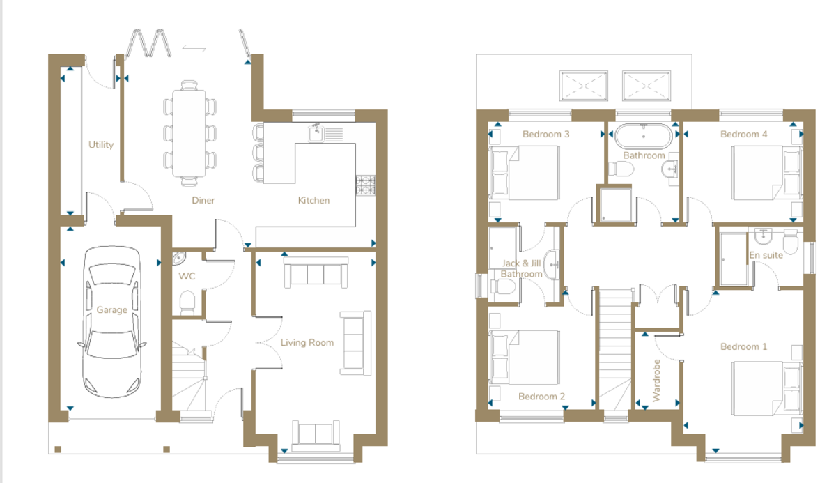 Floorplan for Birchmoor, Tamworth