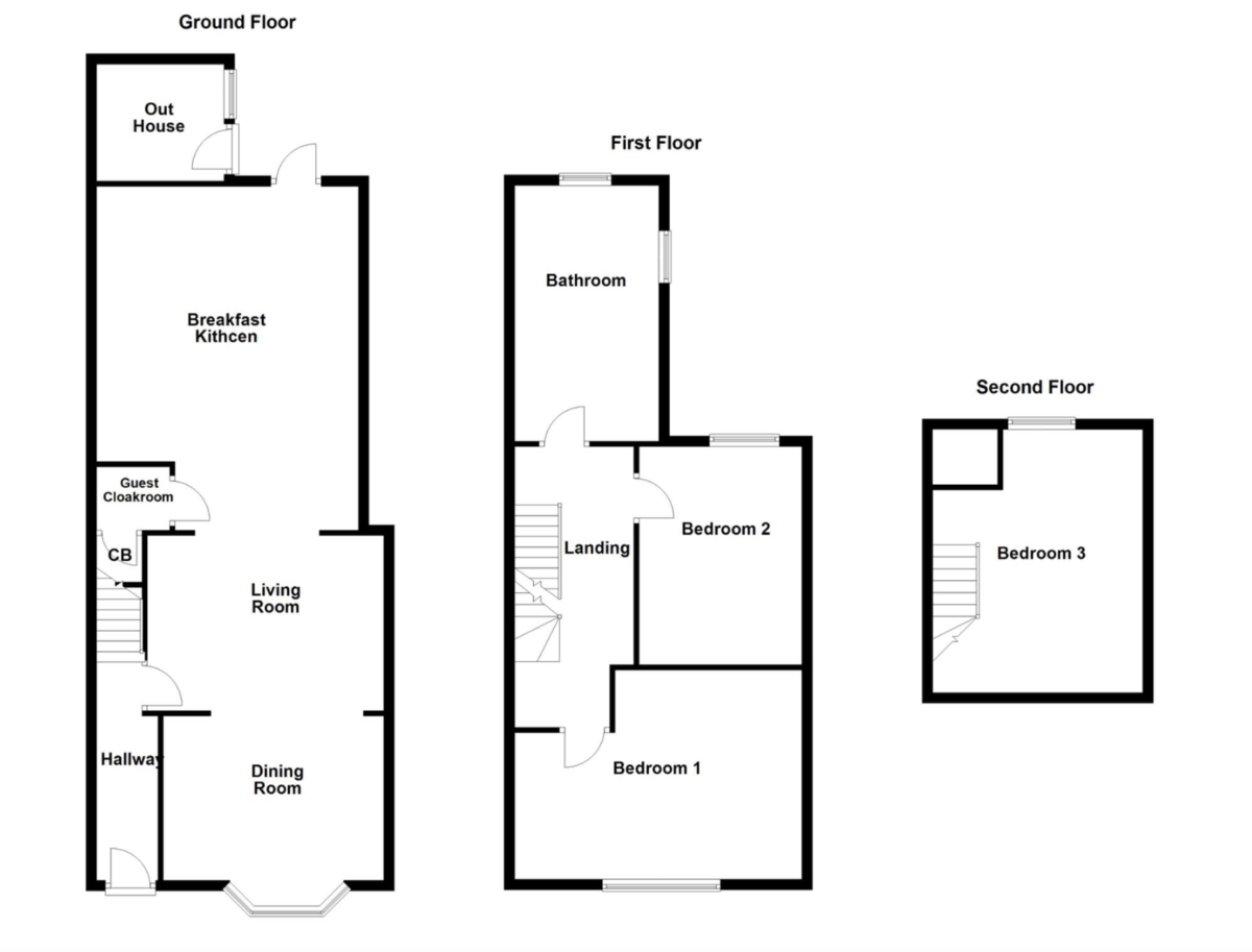 Floorplan for Wigginton Road, Tamworth