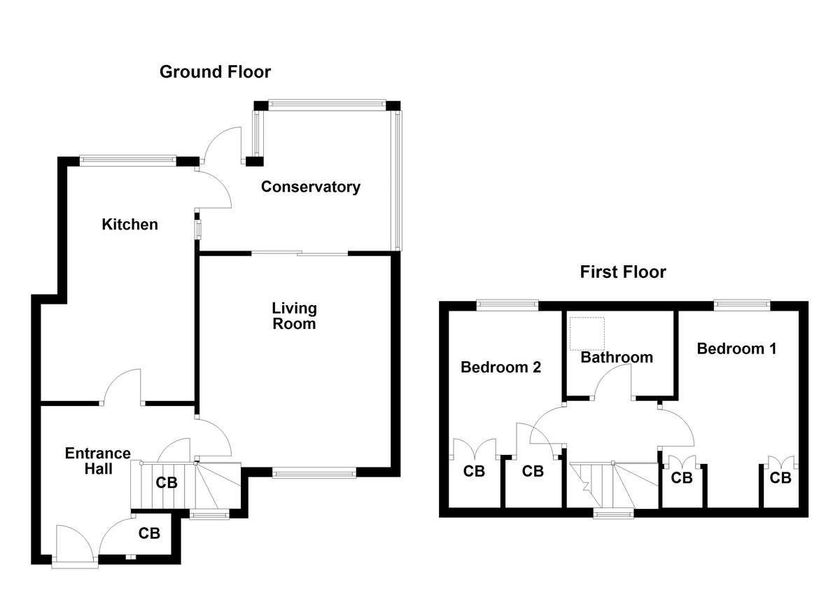 Floorplan for Overseal, Swadlincote