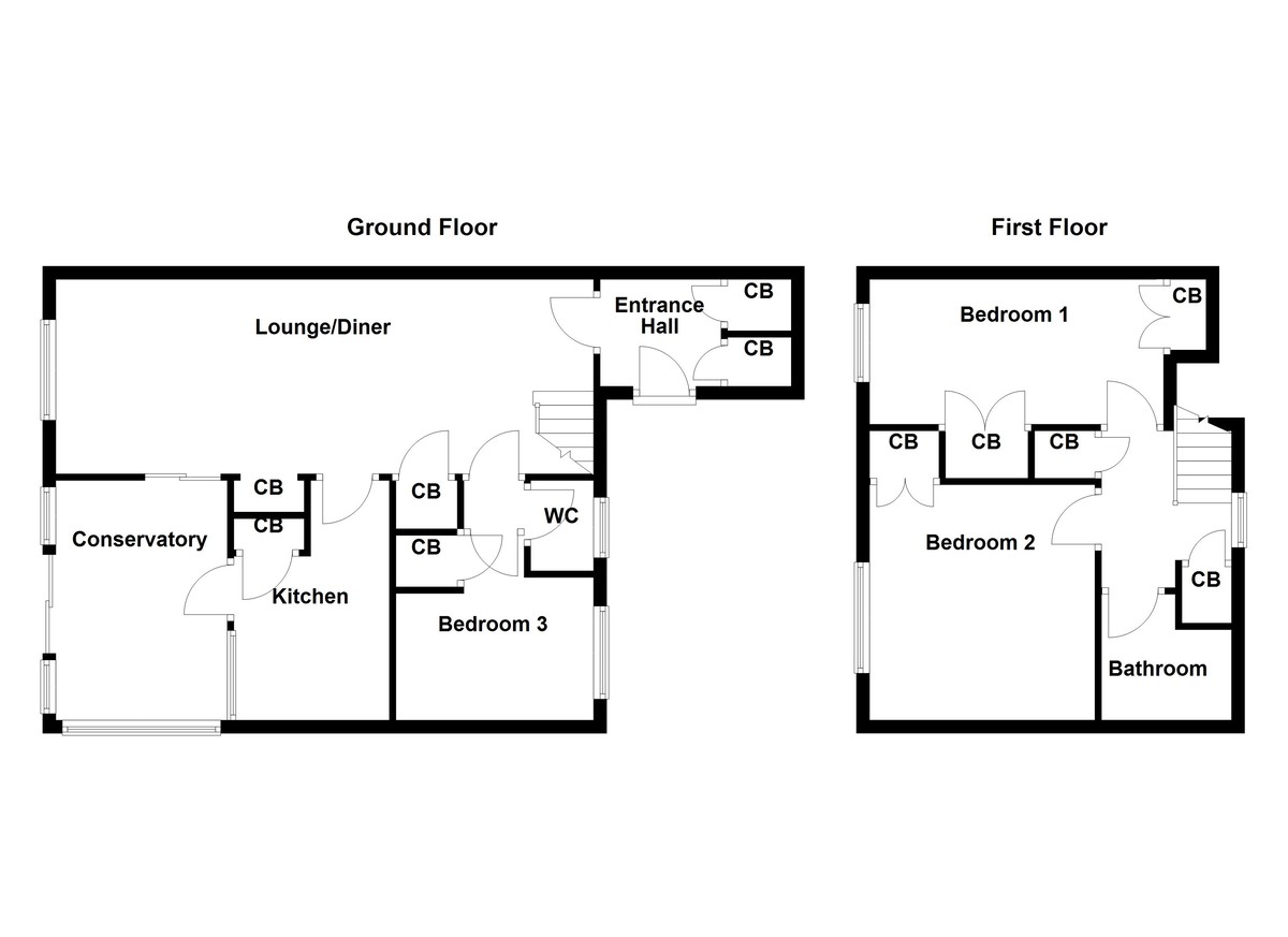 Floorplan for Bloomfield Way, Tamworth