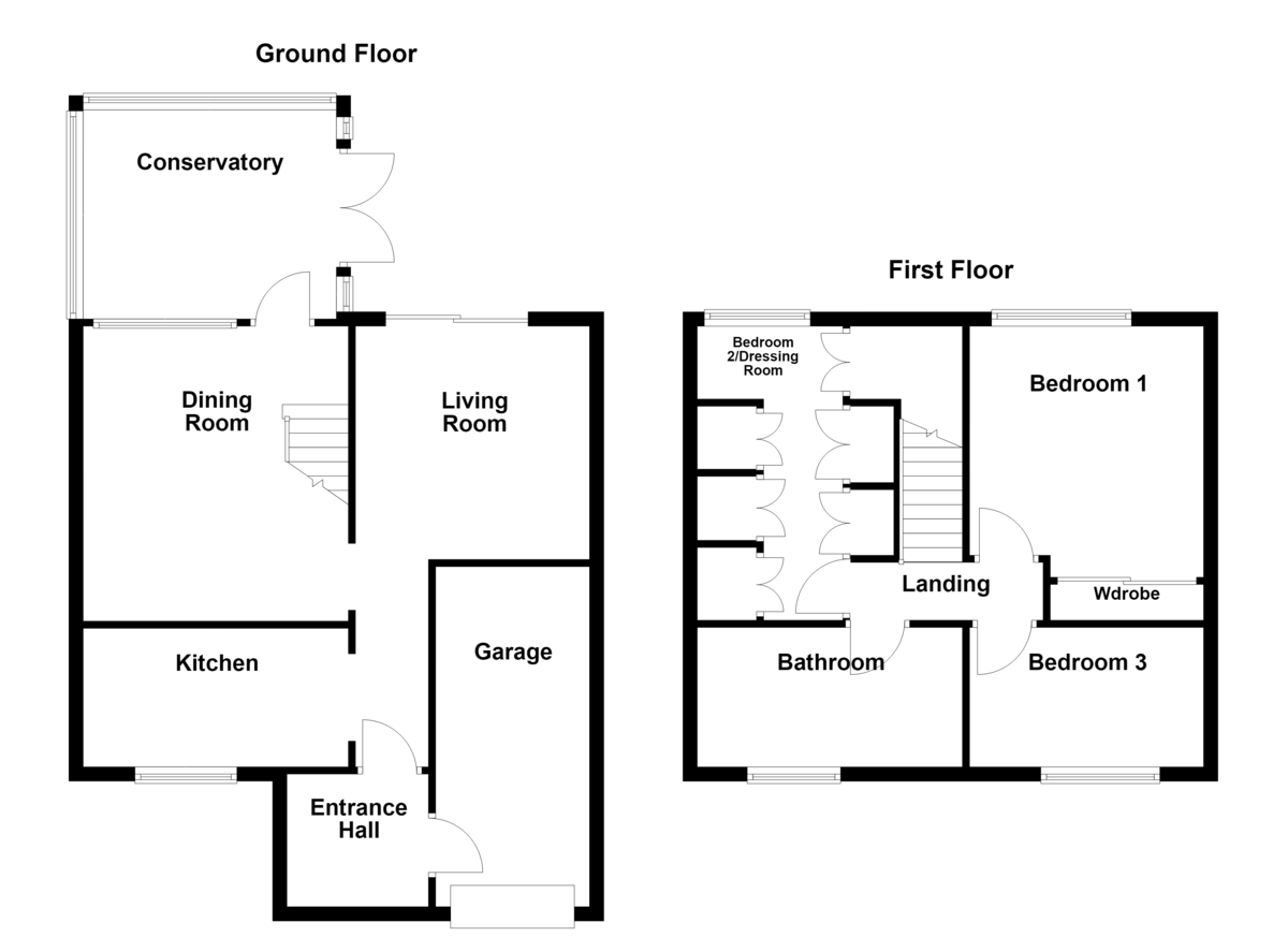 Floorplan for Kingsbury, Tamworth