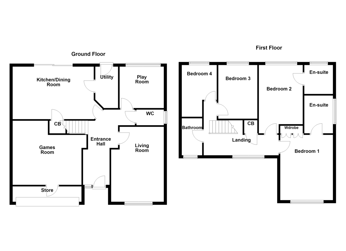 Floorplan for Wilnecote, Tamworth