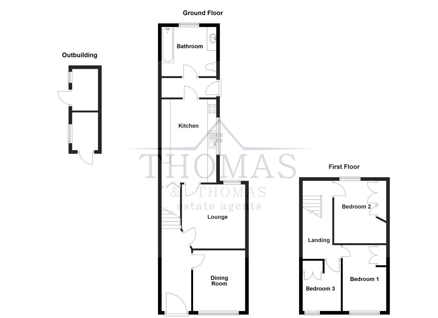 Floorplan for Iscennen Road, Ammanford