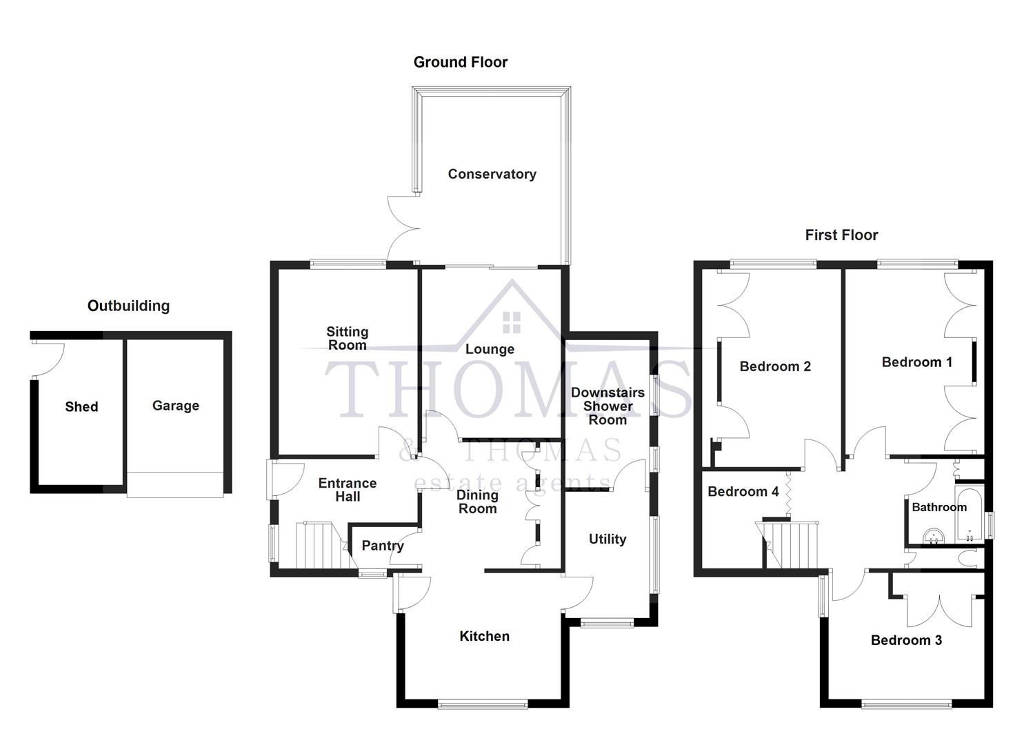 Floorplan for Church Road, Gorslas, Llanelli