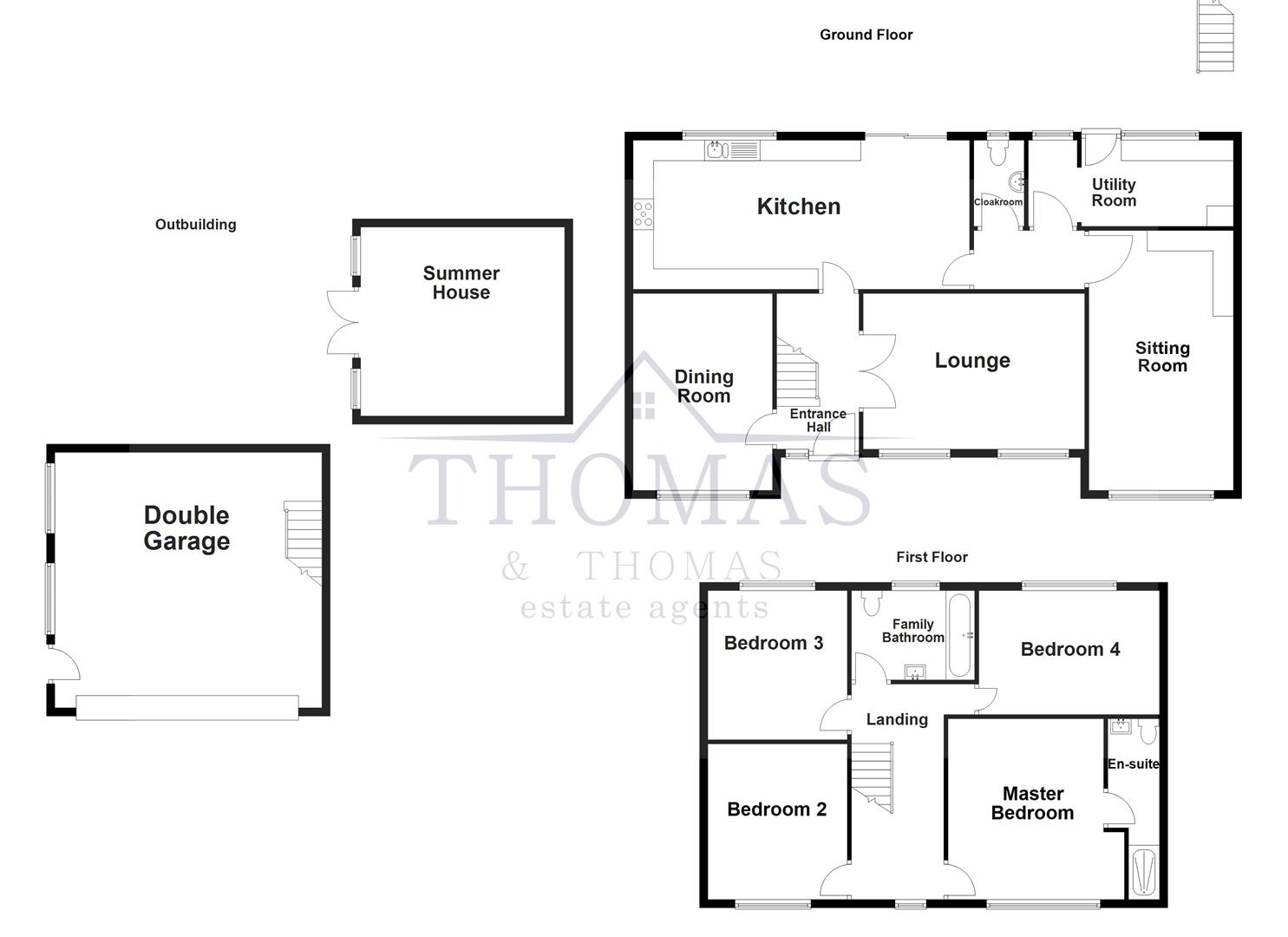 Floorplan for Newtown Close, Penybanc, Ammanford