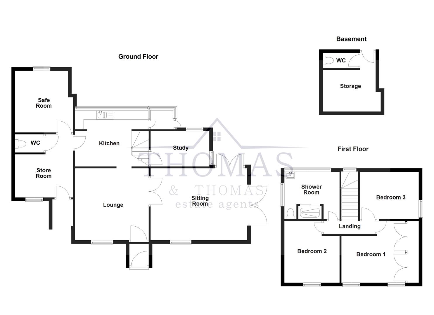 Floorplan for Lon Y Felin, Ammanford