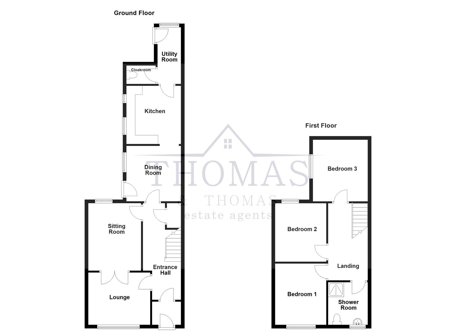 Floorplan for College Street, Ammanford