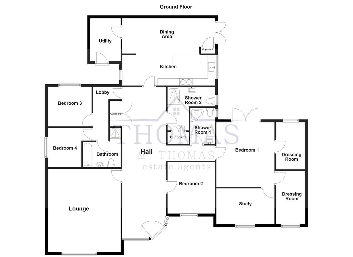 Floorplan for Waunfarlais Road, Llandybie, Ammanford