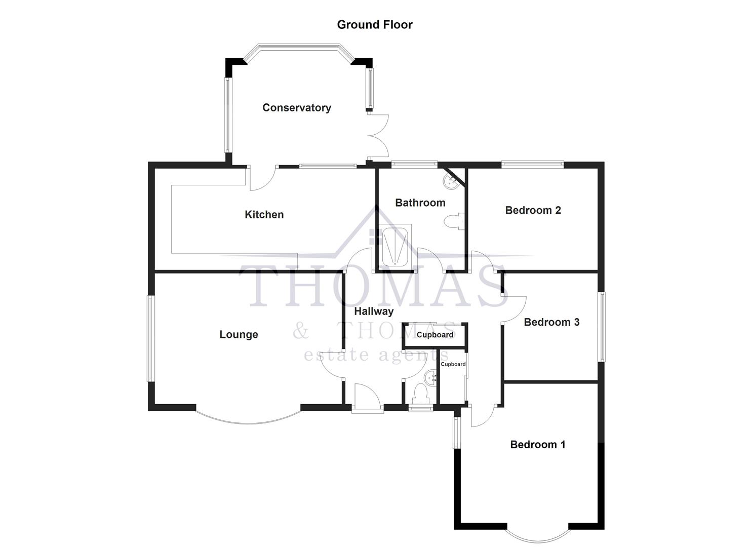 Floorplan for Heol Ceirios, Llandybie, Ammanford