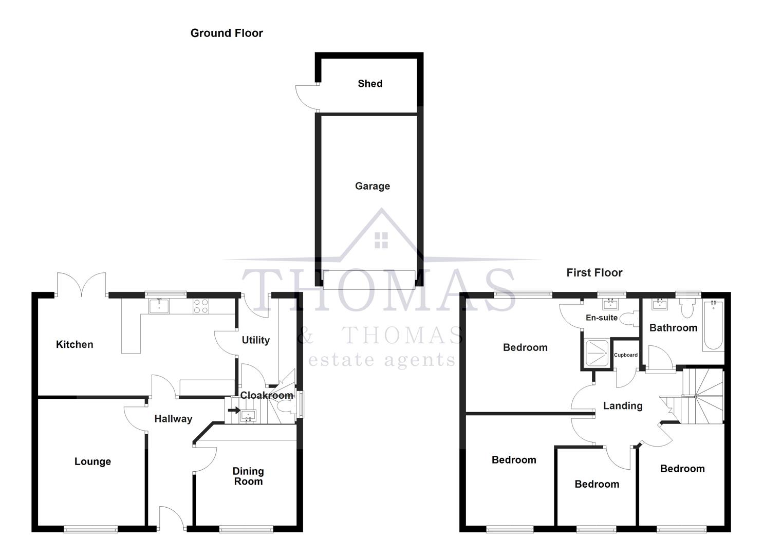 Floorplan for Heol Y Parc, Cefneithin, Llanelli