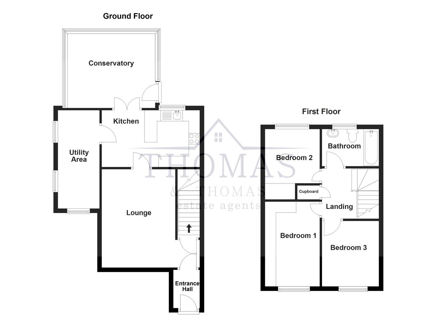 Floorplan for Parc Gwernen, Tycroes, Ammanford