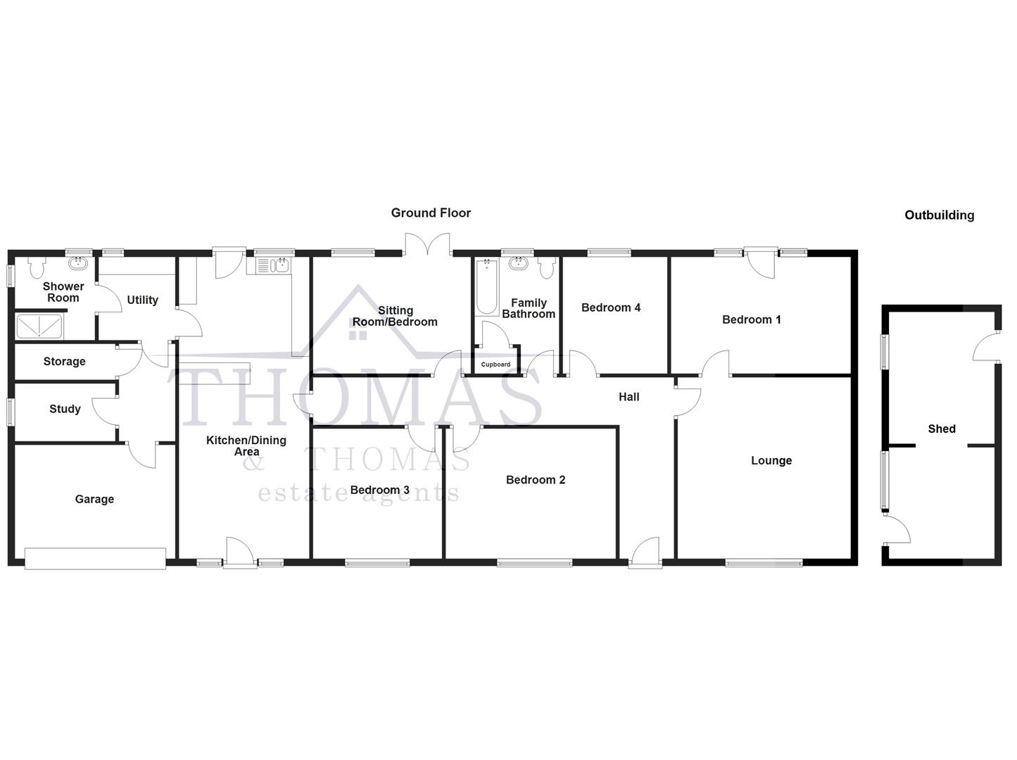 Floorplan for Derwydd Road, Llandybie, Ammanford