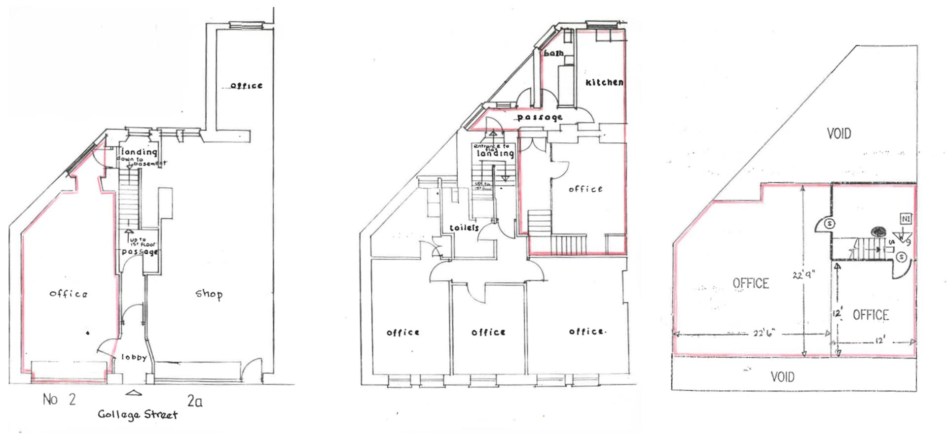 Floorplan for College Street, Ammanford