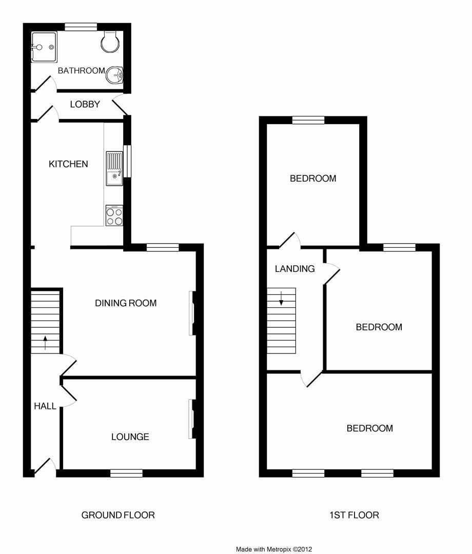 Floorplan for Bonllwyn, Ammanford