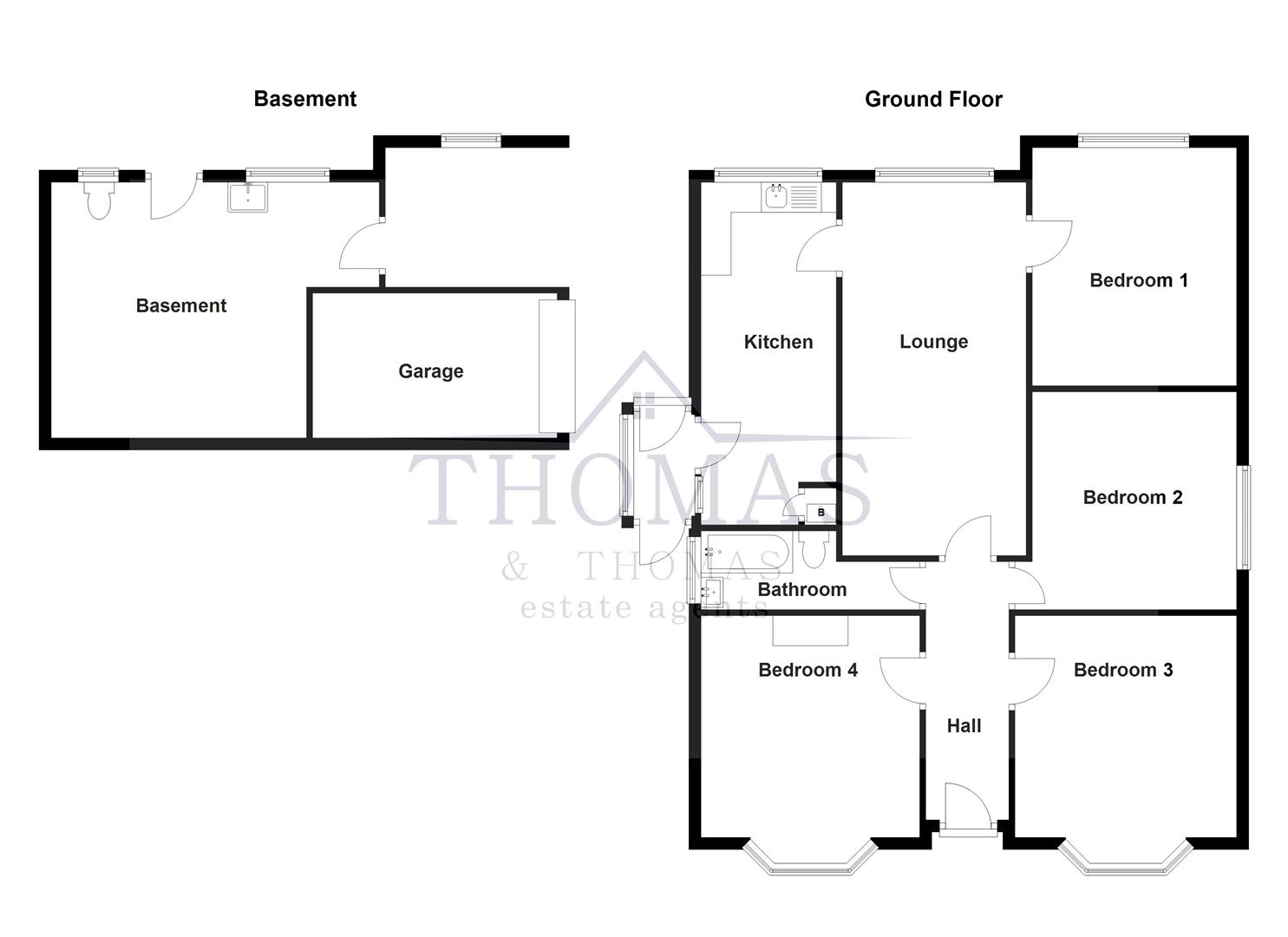 Floorplan for Heol Y Gors, Cwmgors, Ammanford