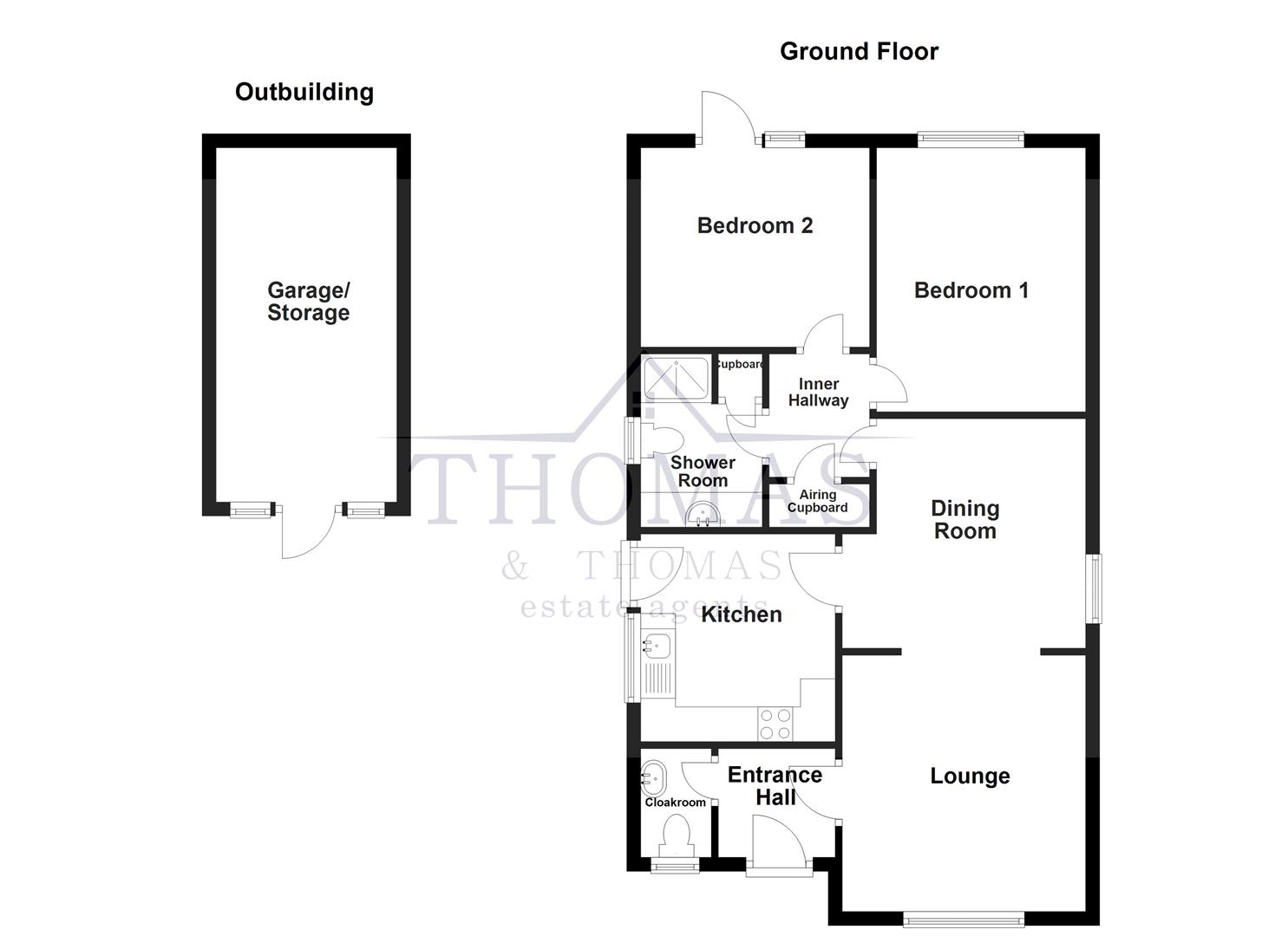 Floorplan for Brynglas, Penygroes, Llanelli