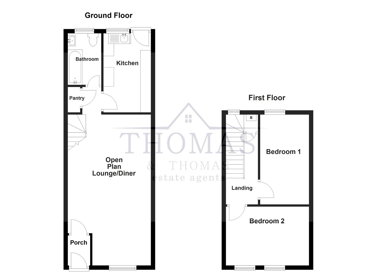 Floorplan for Cwmamman Road, Glanamman, Ammanford