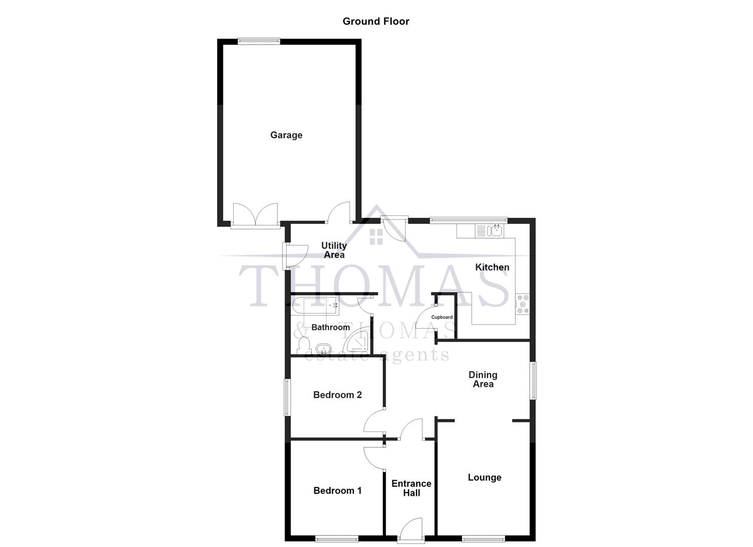 Floorplan for Singleton Road, Upper Tumble, Llanelli