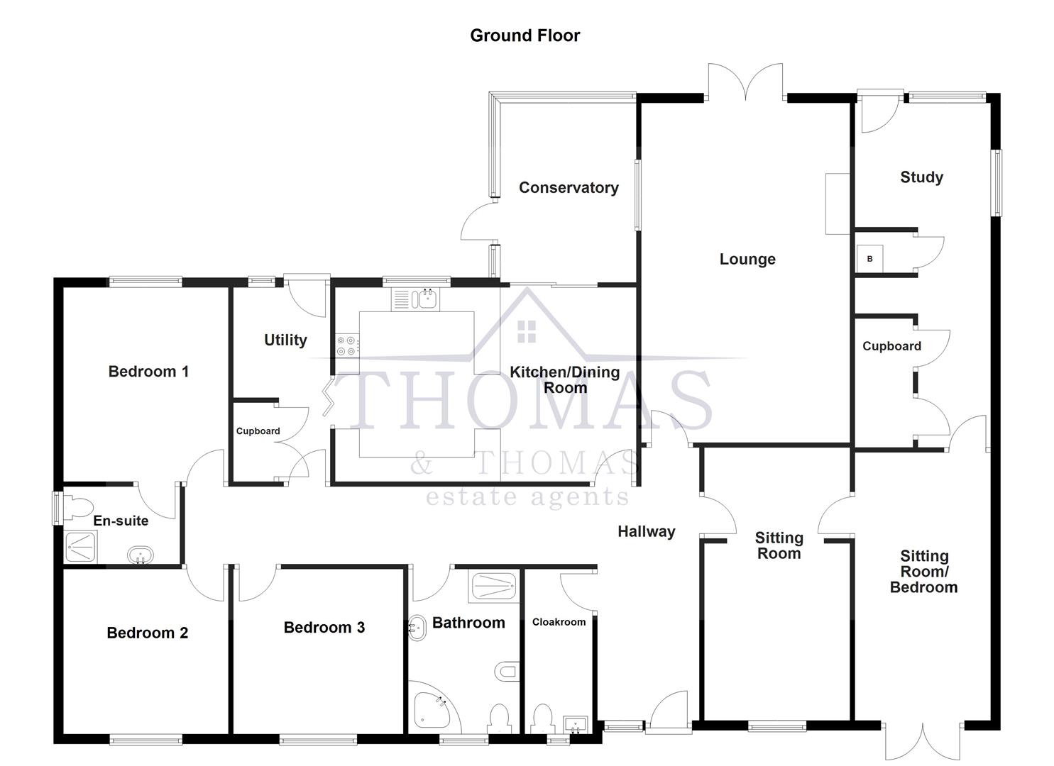 Floorplan for Maesquarre Road, Ammanford