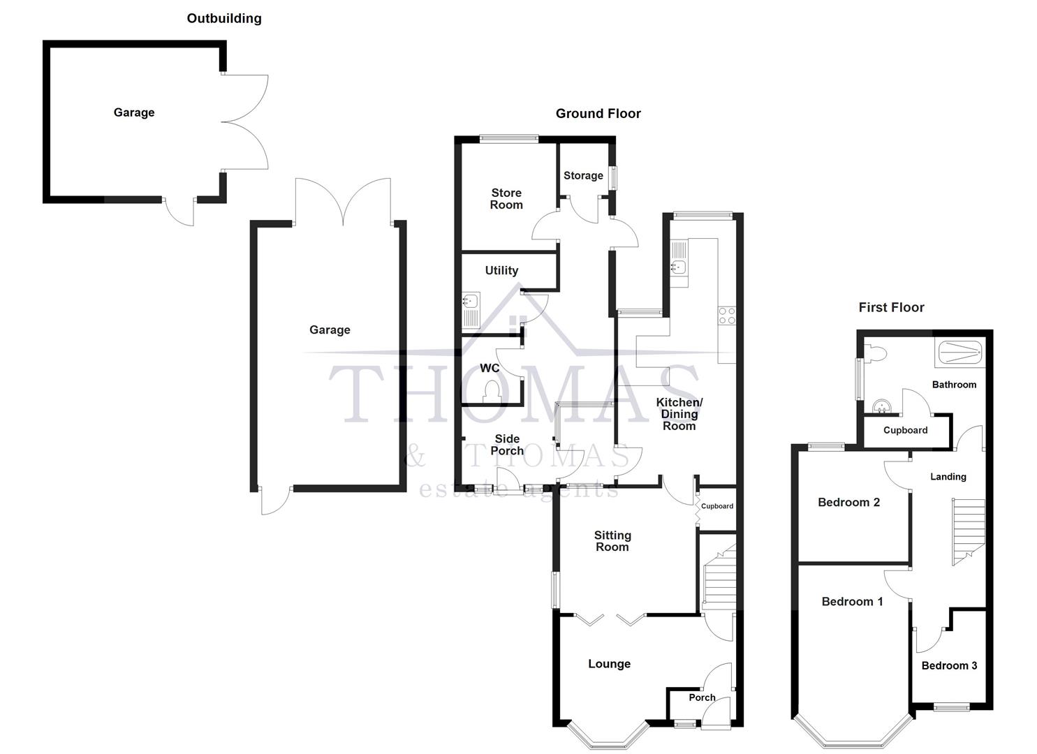 Floorplan for Ammanford Road, Llandybie, Ammanford