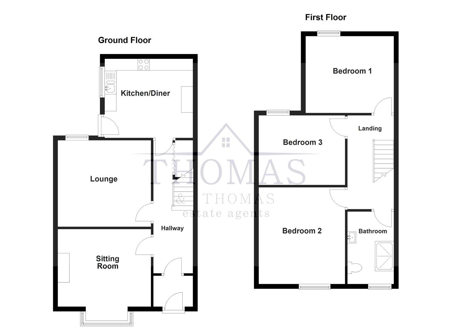 Floorplan for Tirycoed Road, Glanamman, Ammanford