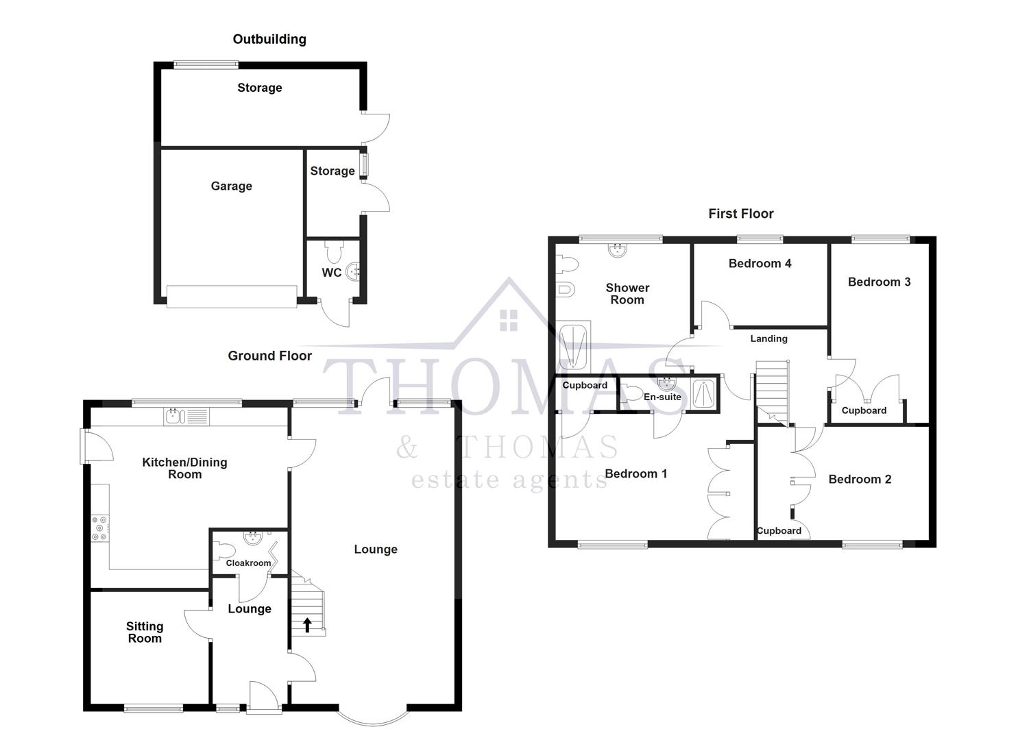 Floorplan for Kings Road, Llandybie, Ammanford