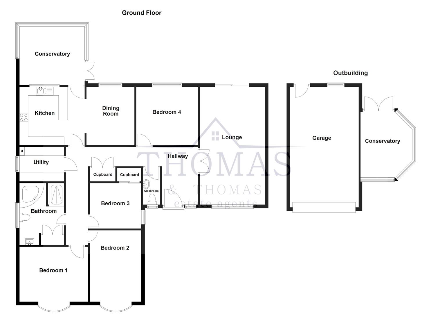 Floorplan for Maesquarre Road, Ammanford
