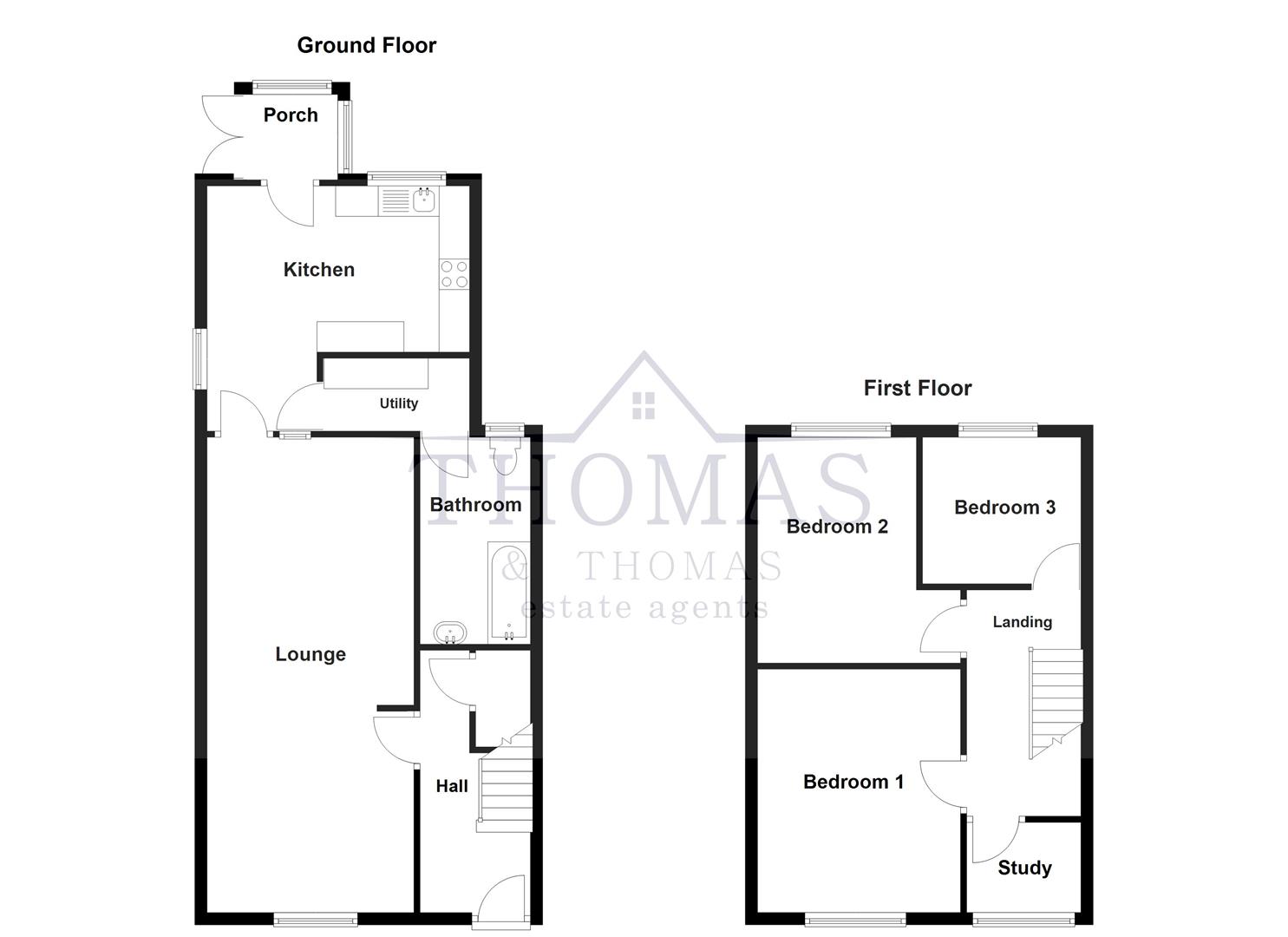 Floorplan for Barry Road, Lower Brynamman, Ammanford