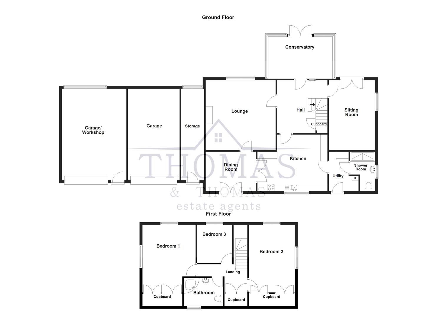 Floorplan for Parklands Road, Ammanford