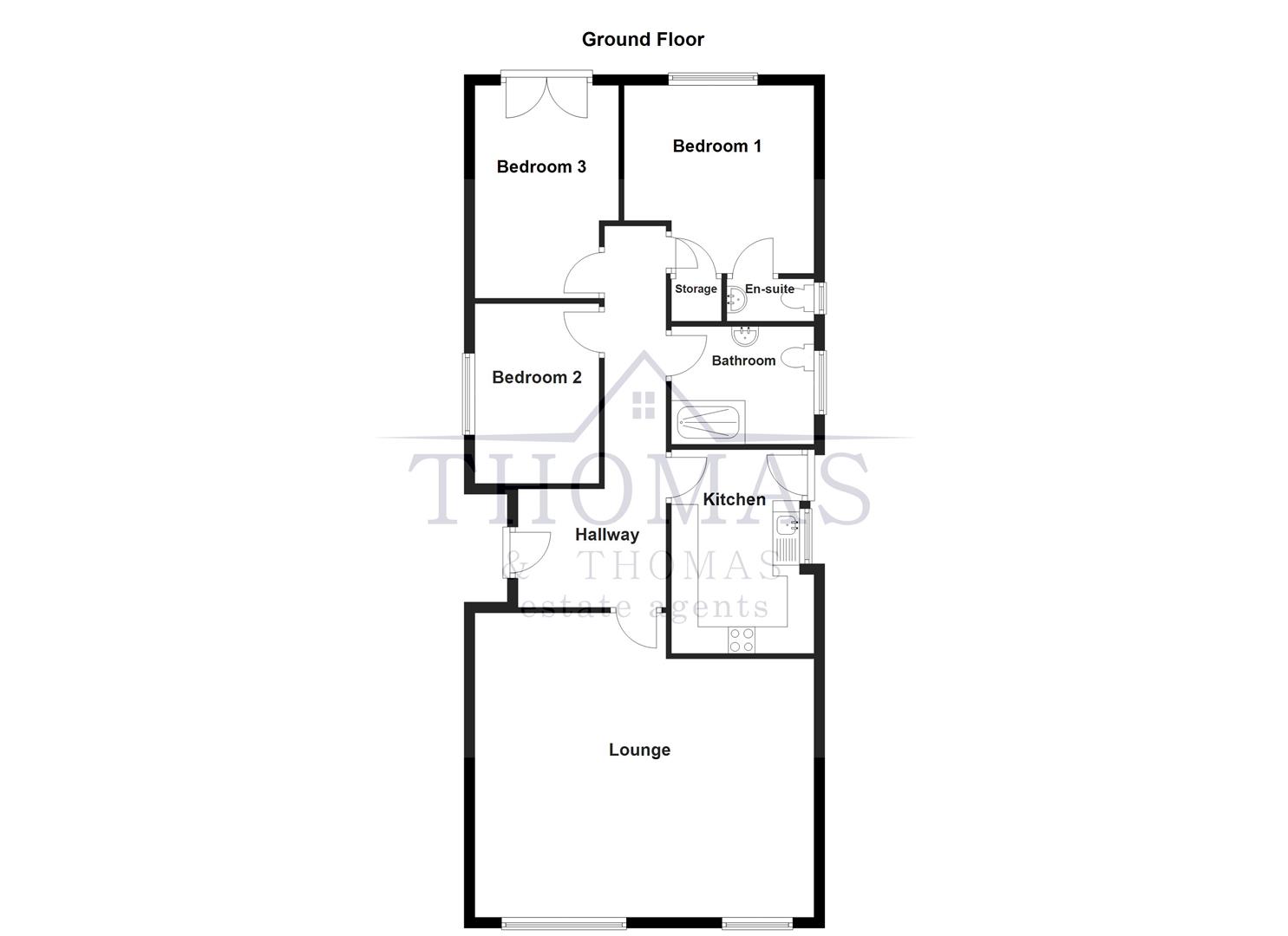 Floorplan for Brynglas, Penygroes, Llanelli