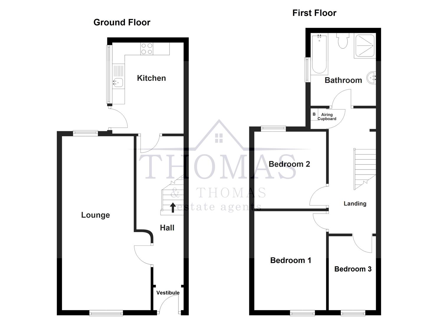 Floorplan for Harold Street, Ammanford