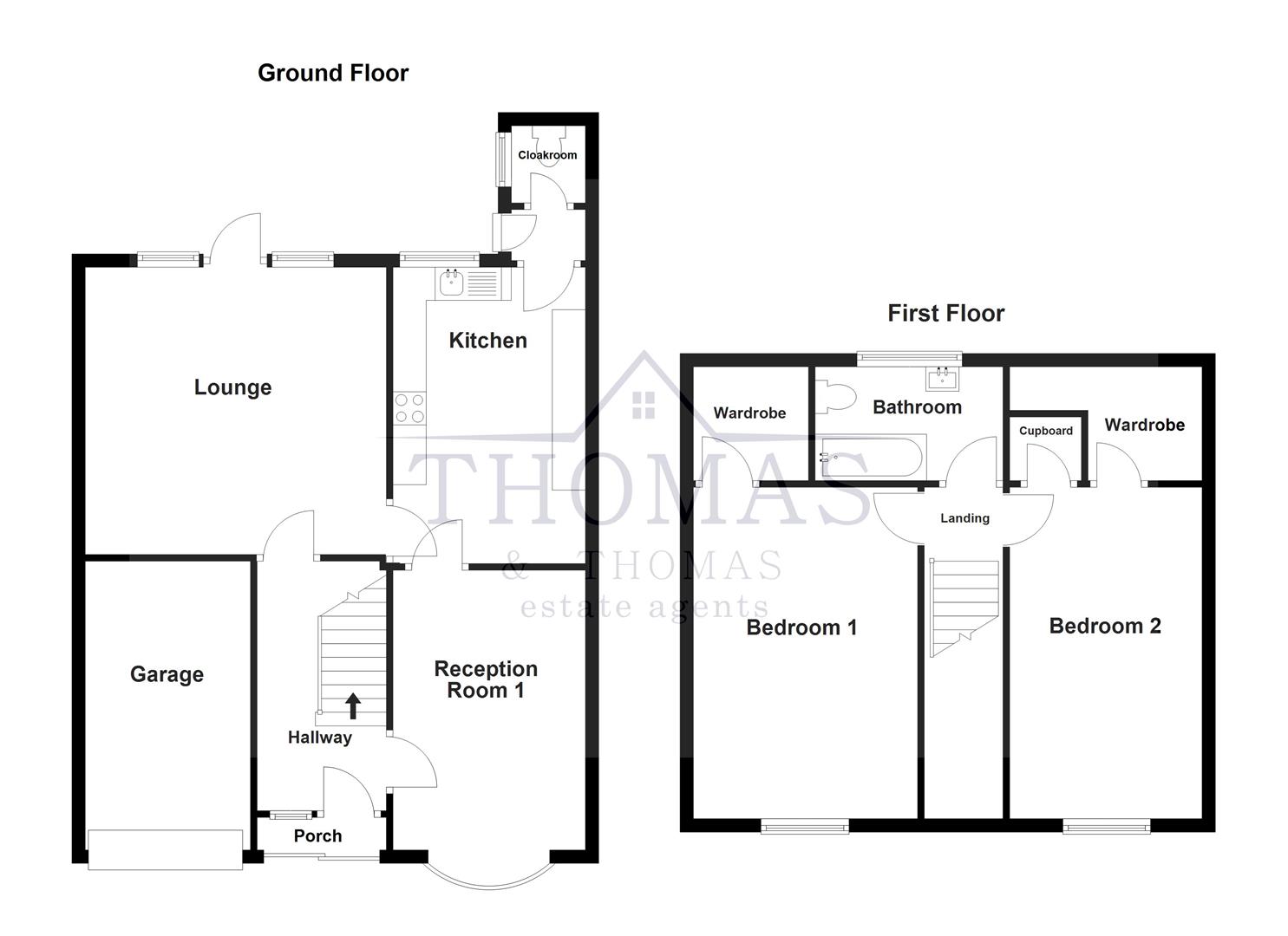 Floorplan for Saron Road, Saron, Ammanford