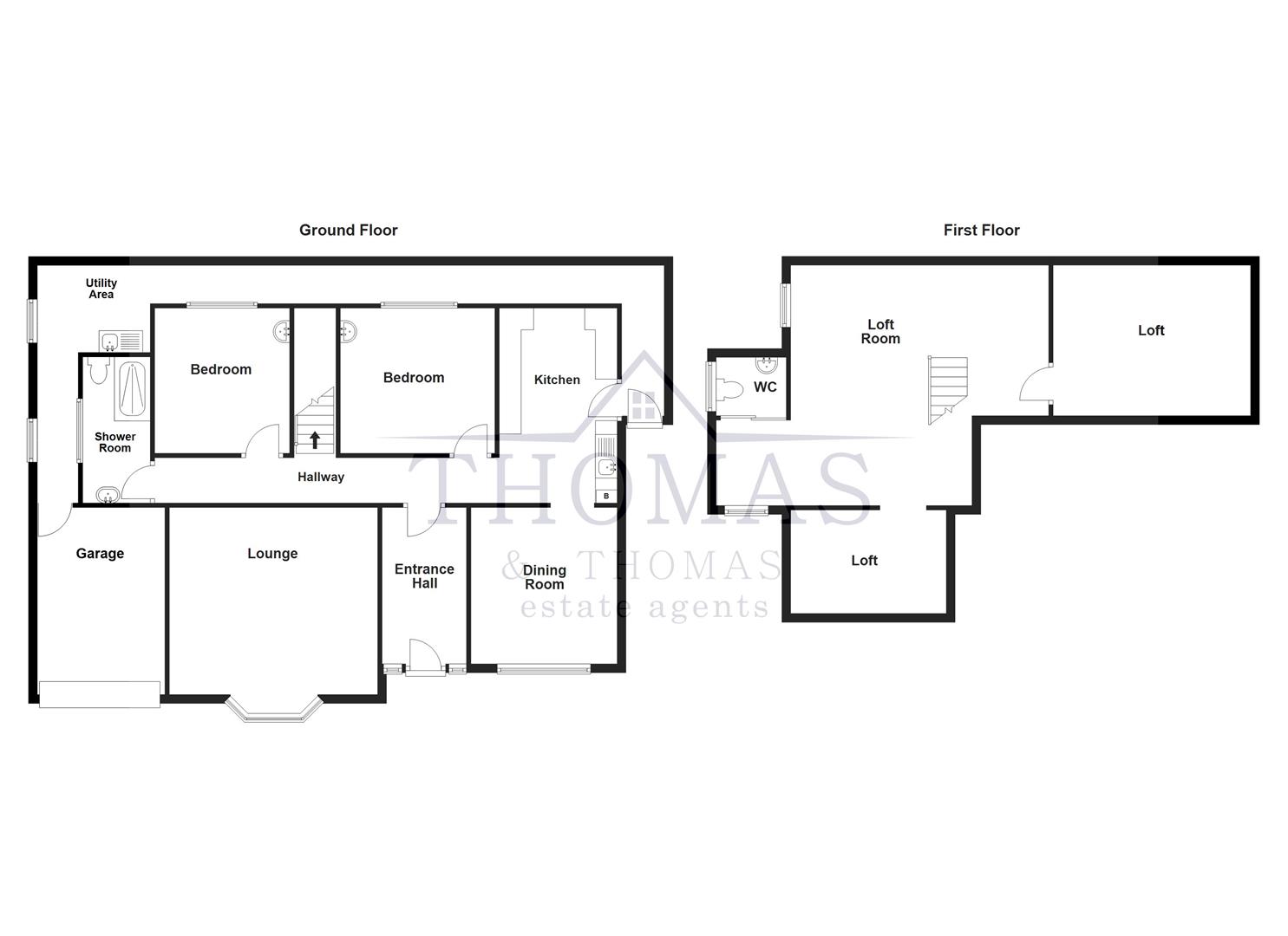 Floorplan for Iscennen Road, Ammanford