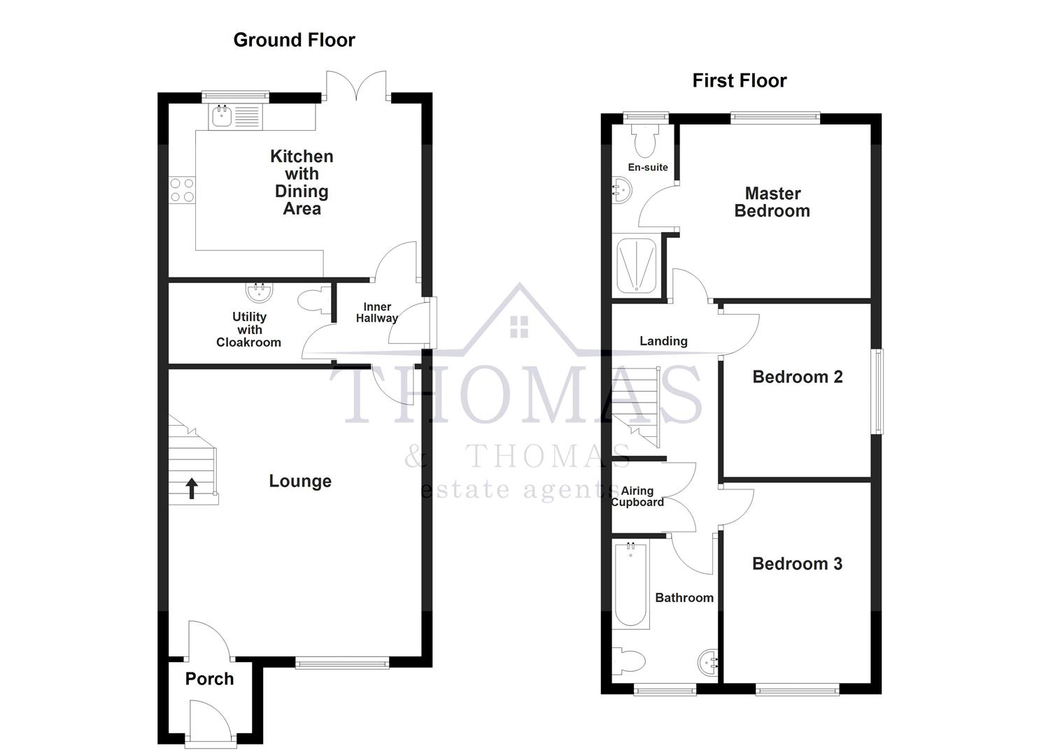 Floorplan for Pantyffynnon Road, Ammanford
