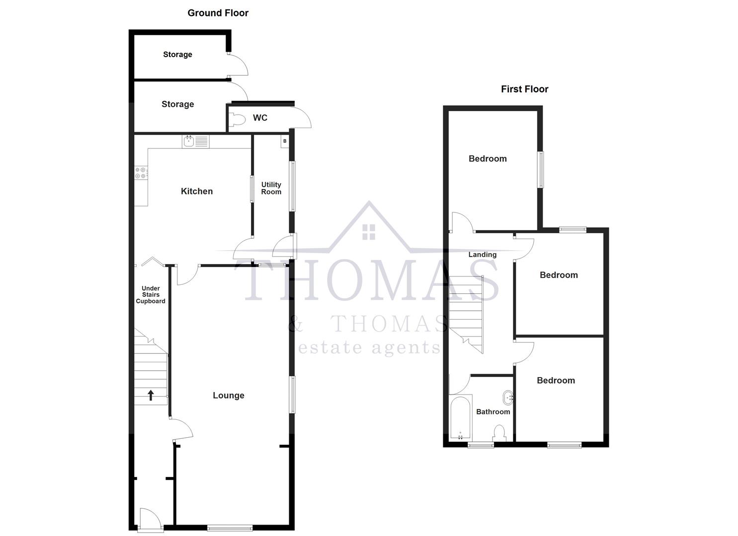 Floorplan for Waterloo Road, Ammanford